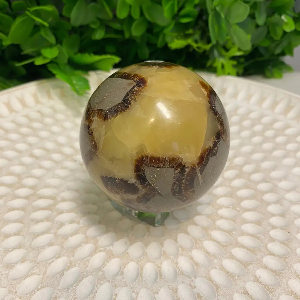 Septarian Crystal Sphere 004 Crystal sphere