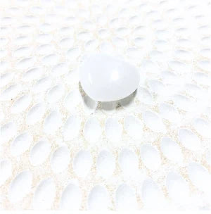 Clear Quartz Puffy Heart