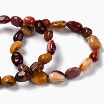Mookaite Tumble Bead Bracelets