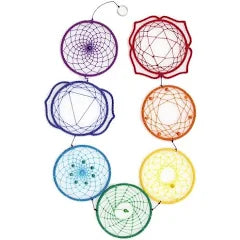 Dreamcatcher Rainbow Chakra 7 Rings