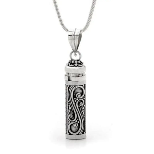 Silver Keepsake Locket ~ Small keepsake pendant