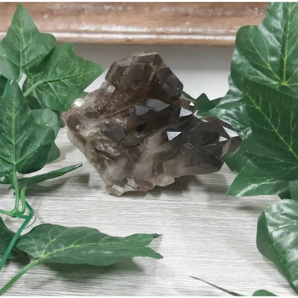 Smokey Quartz Cathedral 001 Crystal cluster