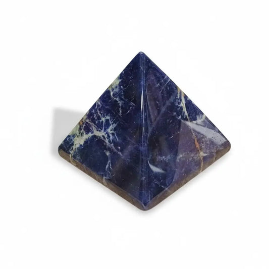 Sodalite Crystal Pyramid 002 crystal pyramid