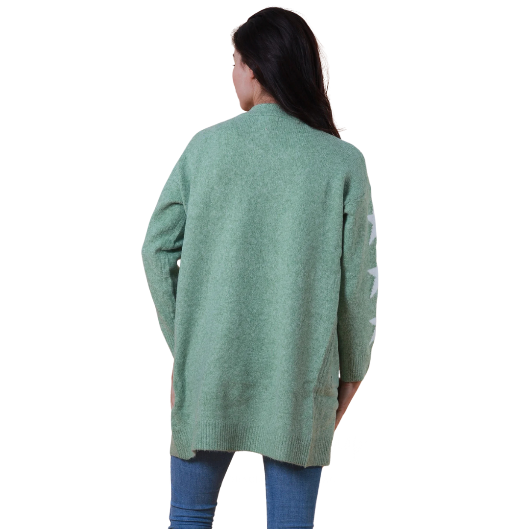 Jade Star Knit Cardigan ~ Quora