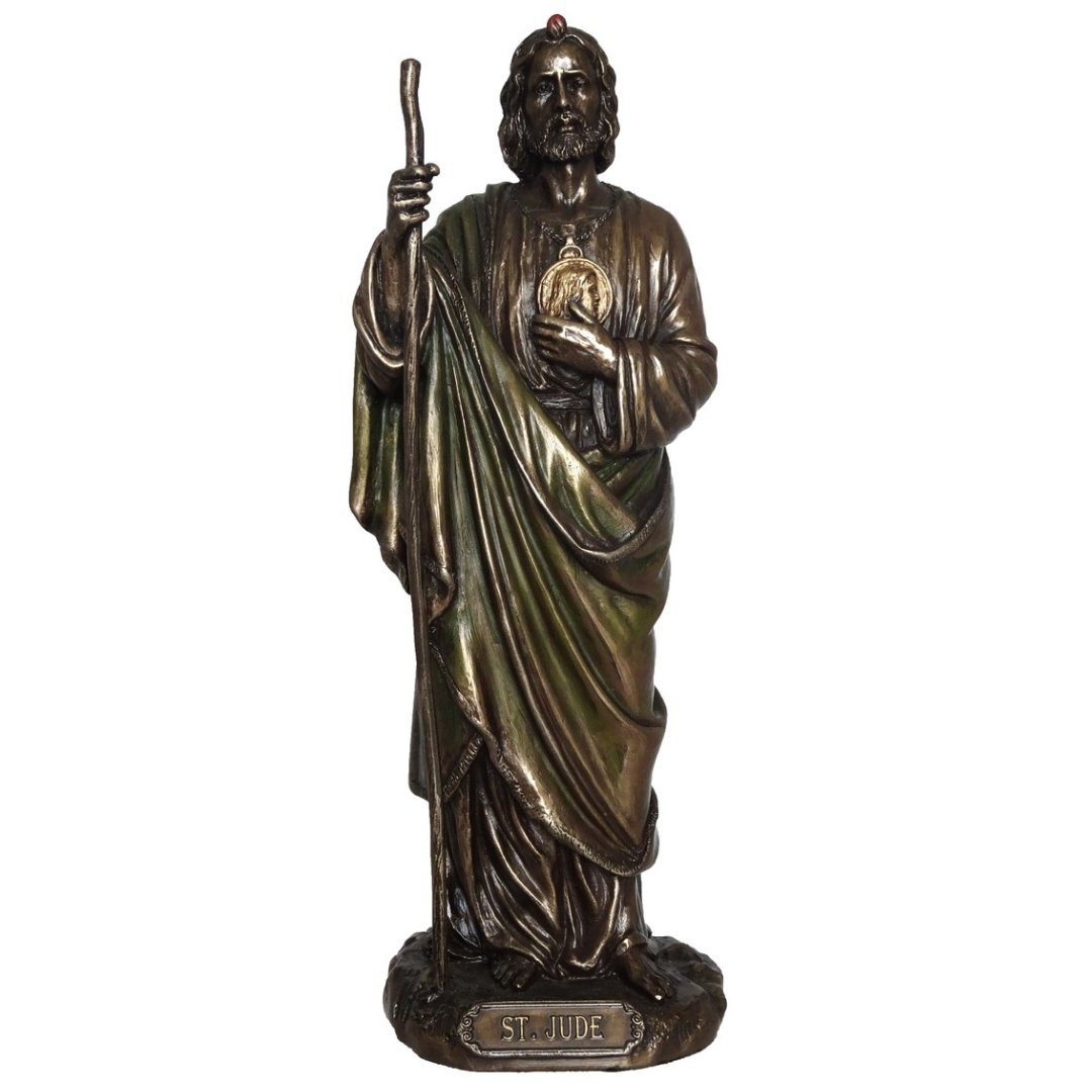 Saint Jude Brass Statue
