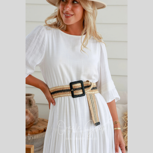 Straw Belt in Natural