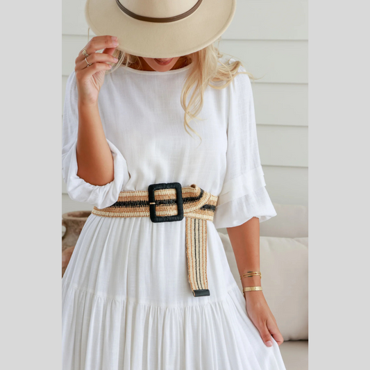 Straw Belt in Natural