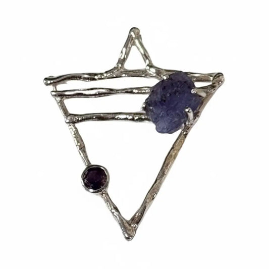 Tanzanite Iolite Pendant in 925 Silver PENDANT