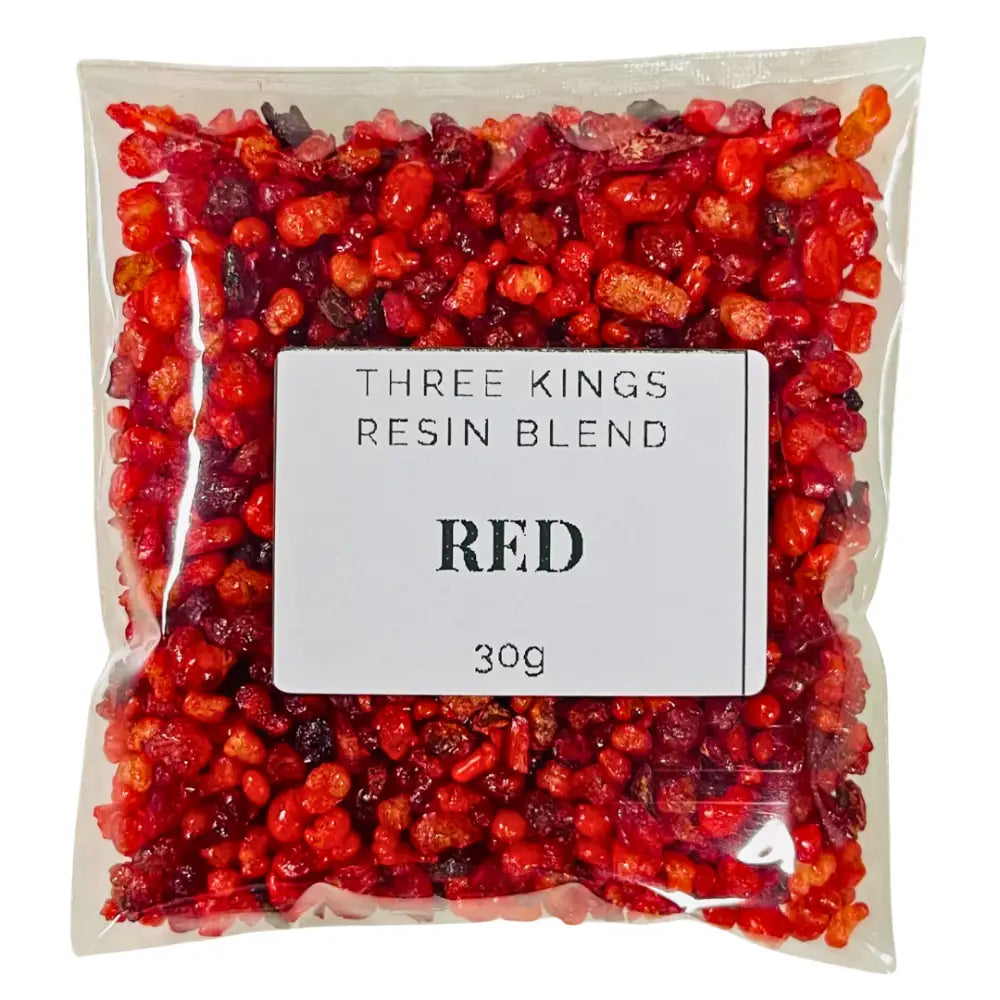 Three Kings Resin Blend RED 30g Packet resin