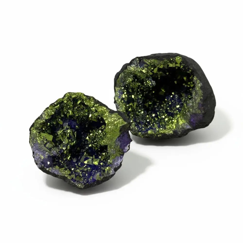 Thunder Geodes - Whole Green Crystal geodes