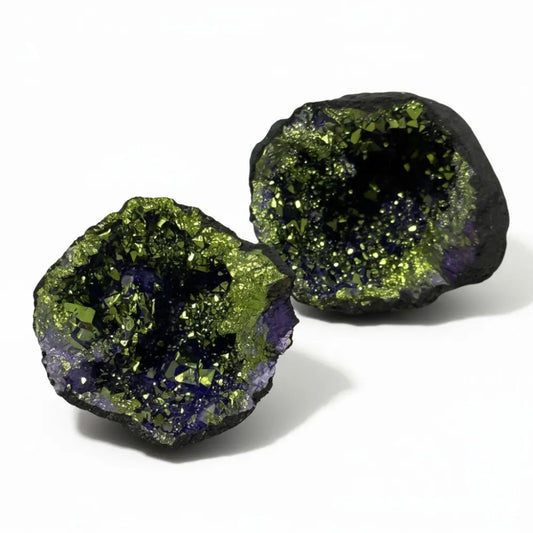 Thunder Geodes - Whole Green Crystal geodes