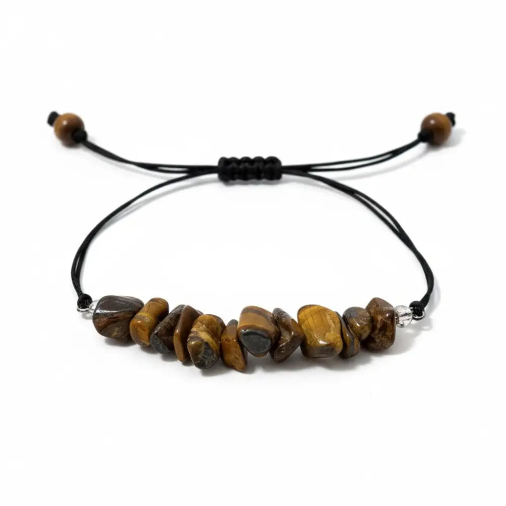 Tiger Eye Adjustable Chip Bracelet Bracelet