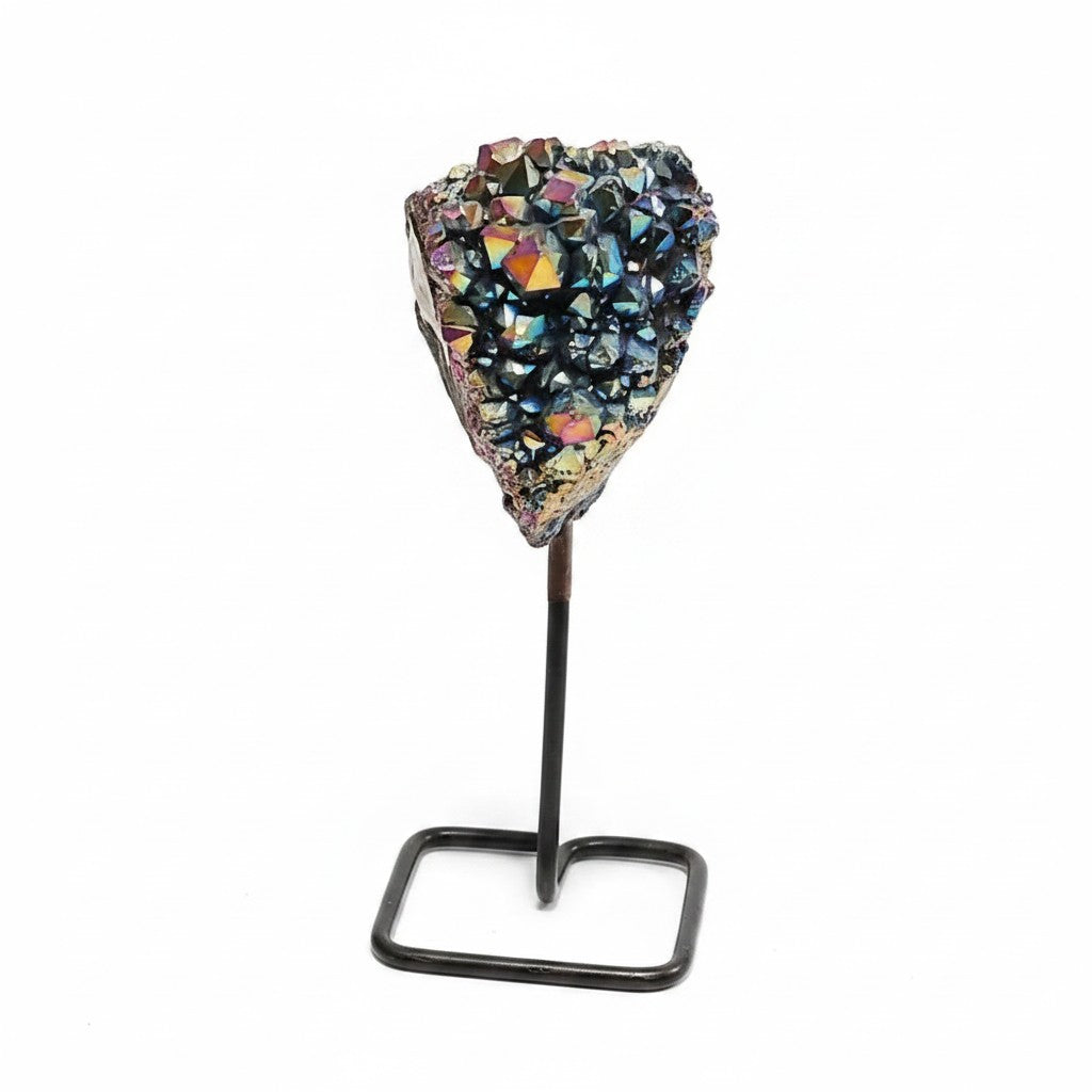 Titanium Amethyst on Stand 008