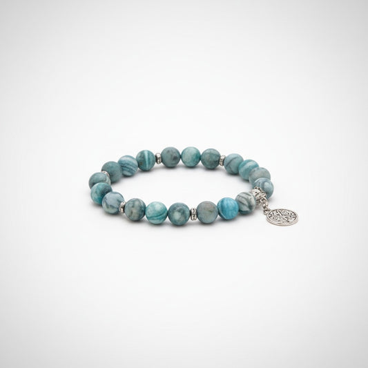 Tree Of Life Chrysocolla Adjustable Crystal Bracelets Gift Boxed