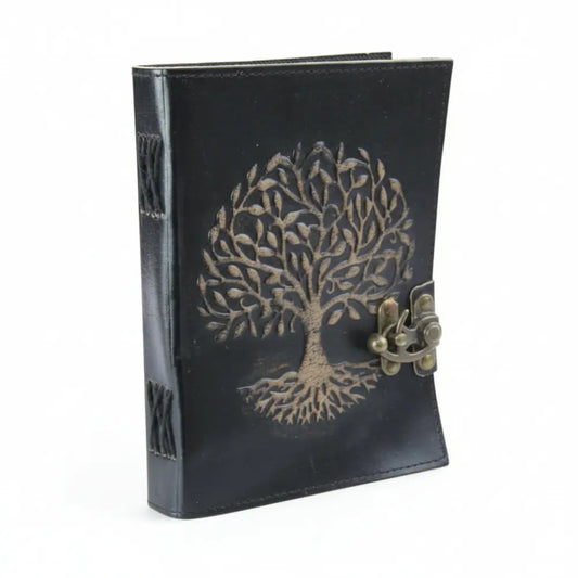 Tree of Life Leather Journal with antique paper Journal