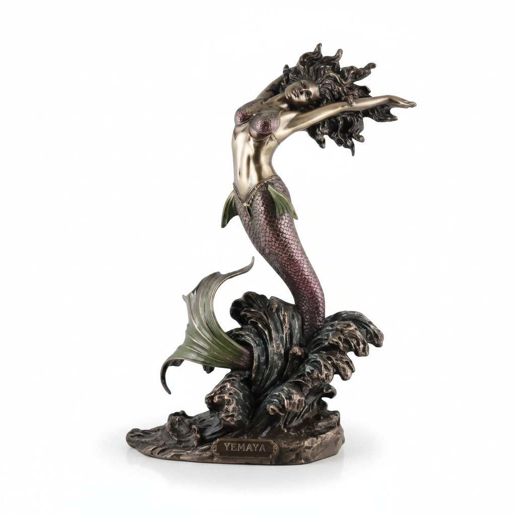 YEMAYA Brass Statue - Goddess of Ocean