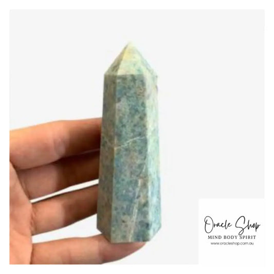 Yooperlite Towers - Blue crystal point