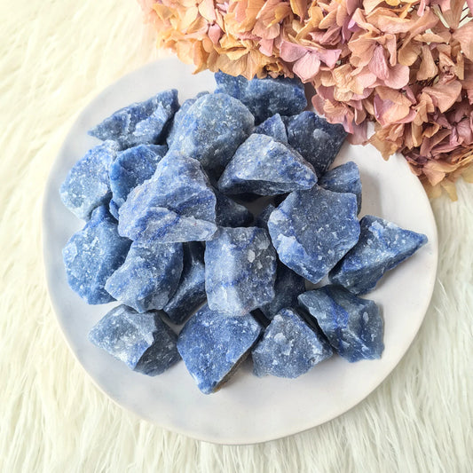 Blue Quartz Rough - Dumortierite