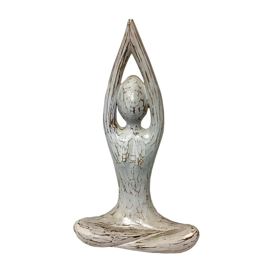 YOGI YOGA POSE STATUE WORSHIP