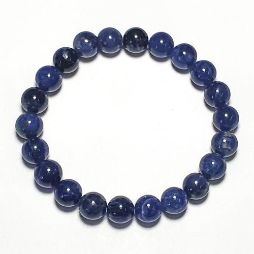 Sodalite Crystal Bead Bracelet