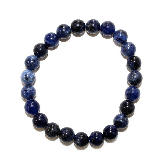 Sodalite Crystal Bead Bracelet