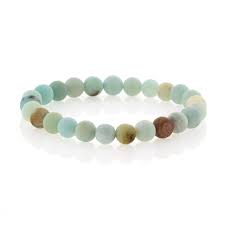 Amazonite Bead Crystal Bracelet