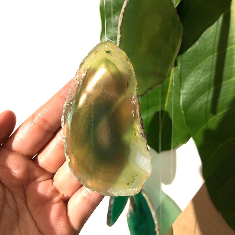 Agate Wind Chime – Green