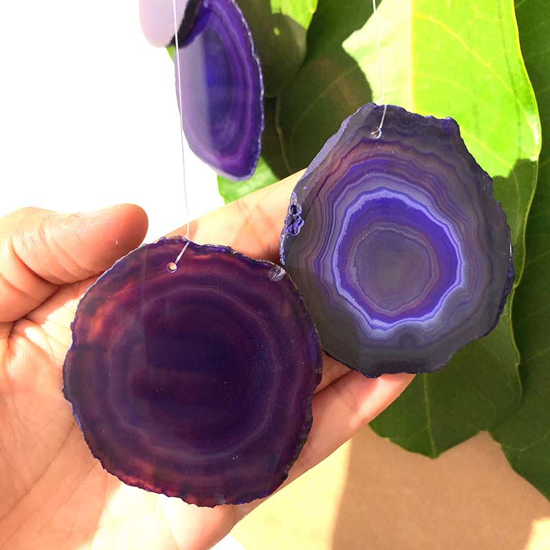Agate Wind Chime – Purple