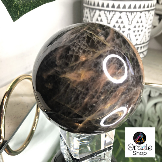 Black Moonstone Sphere