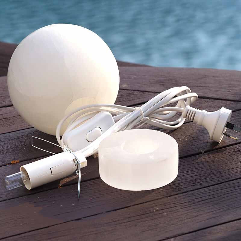 Selenite Crystal Sphere Lamp