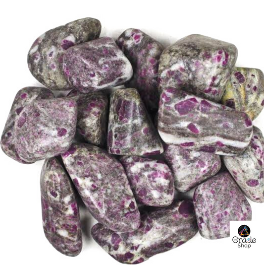 Ruby in Matrix Tumble ~ Shine Energy & Supports Self Esteem