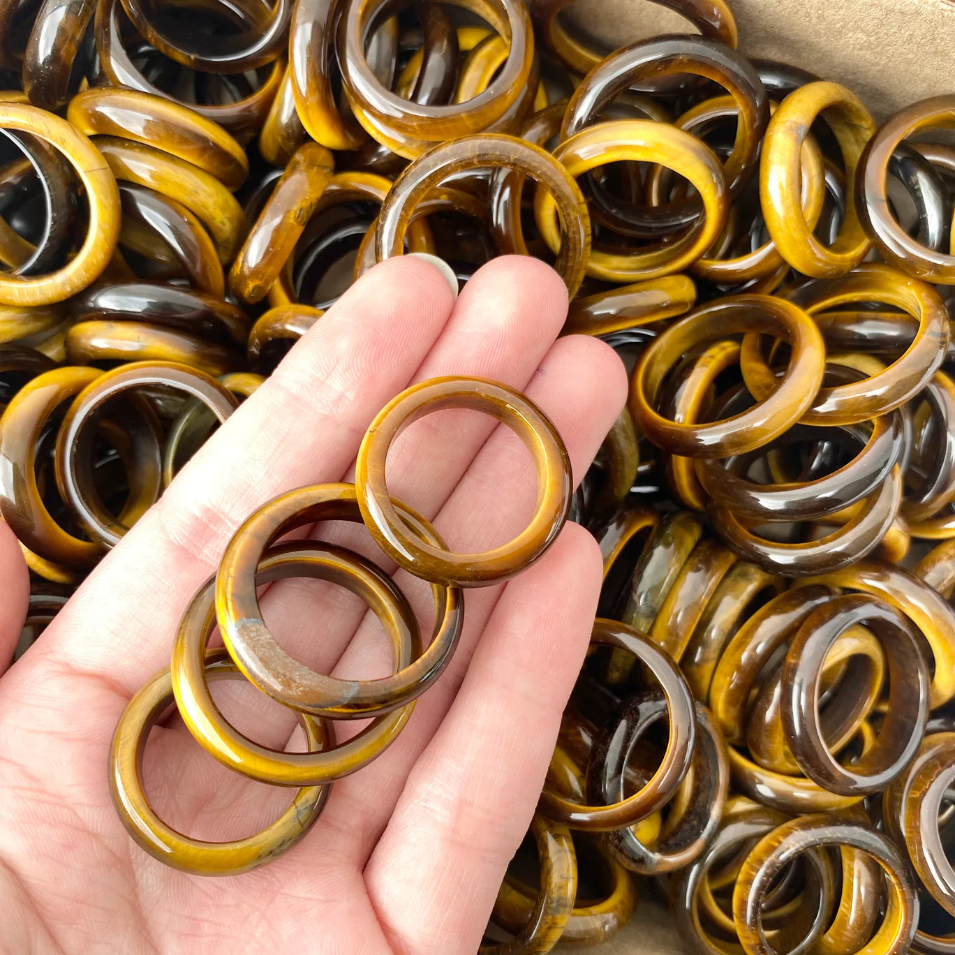 Tiger Eye Rings