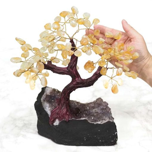 CITRINE Bonsai Crystal Tree 25