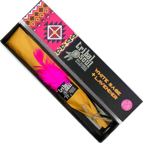 INCENSE TRIBAL SOUL WHITE SAGE & LAVENDER 15gms