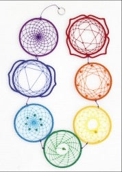 Dreamcatcher Rainbow Chakra 7 Rings
