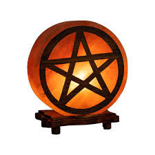 HIMALAYAN SALT LAMP 3D PENTACLE