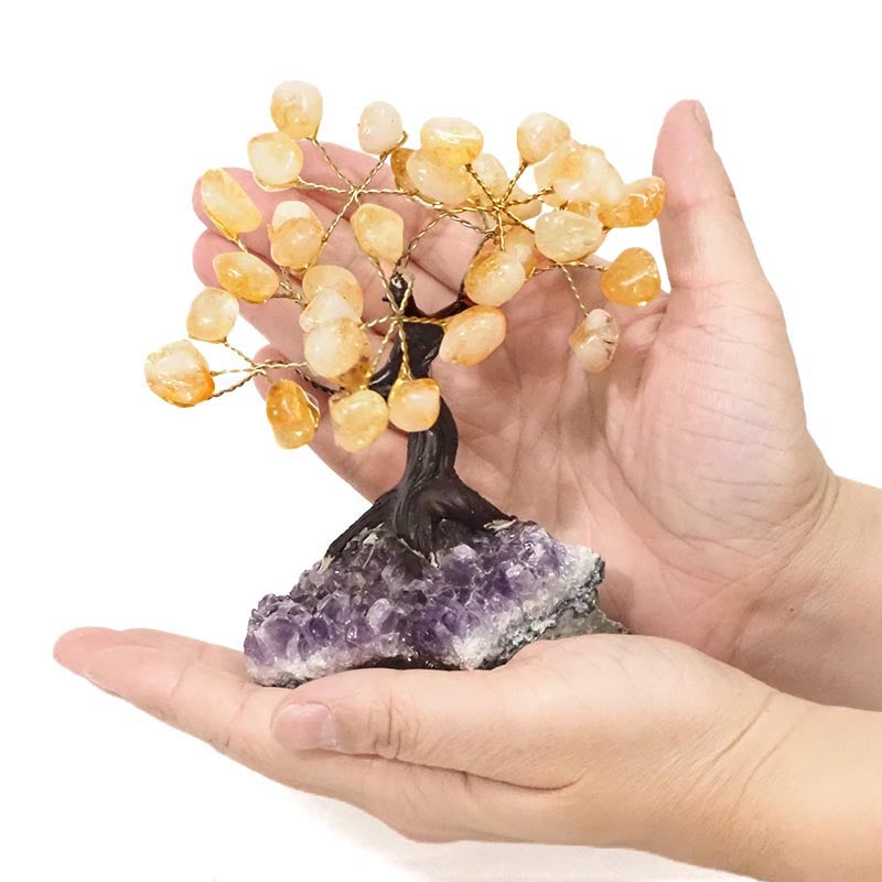 CITRINE Bonsai Tree 14