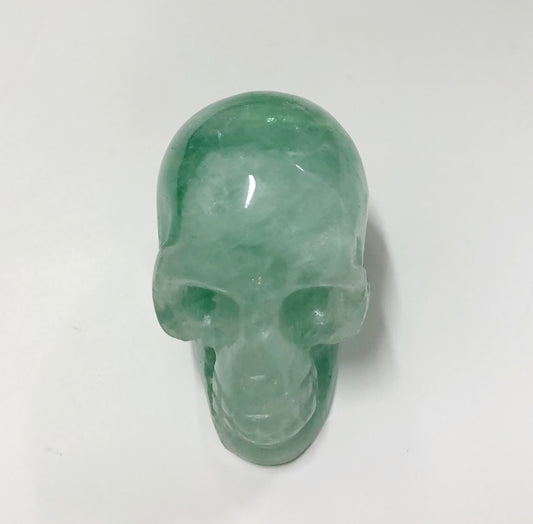 Crystal Skull in Fluorite