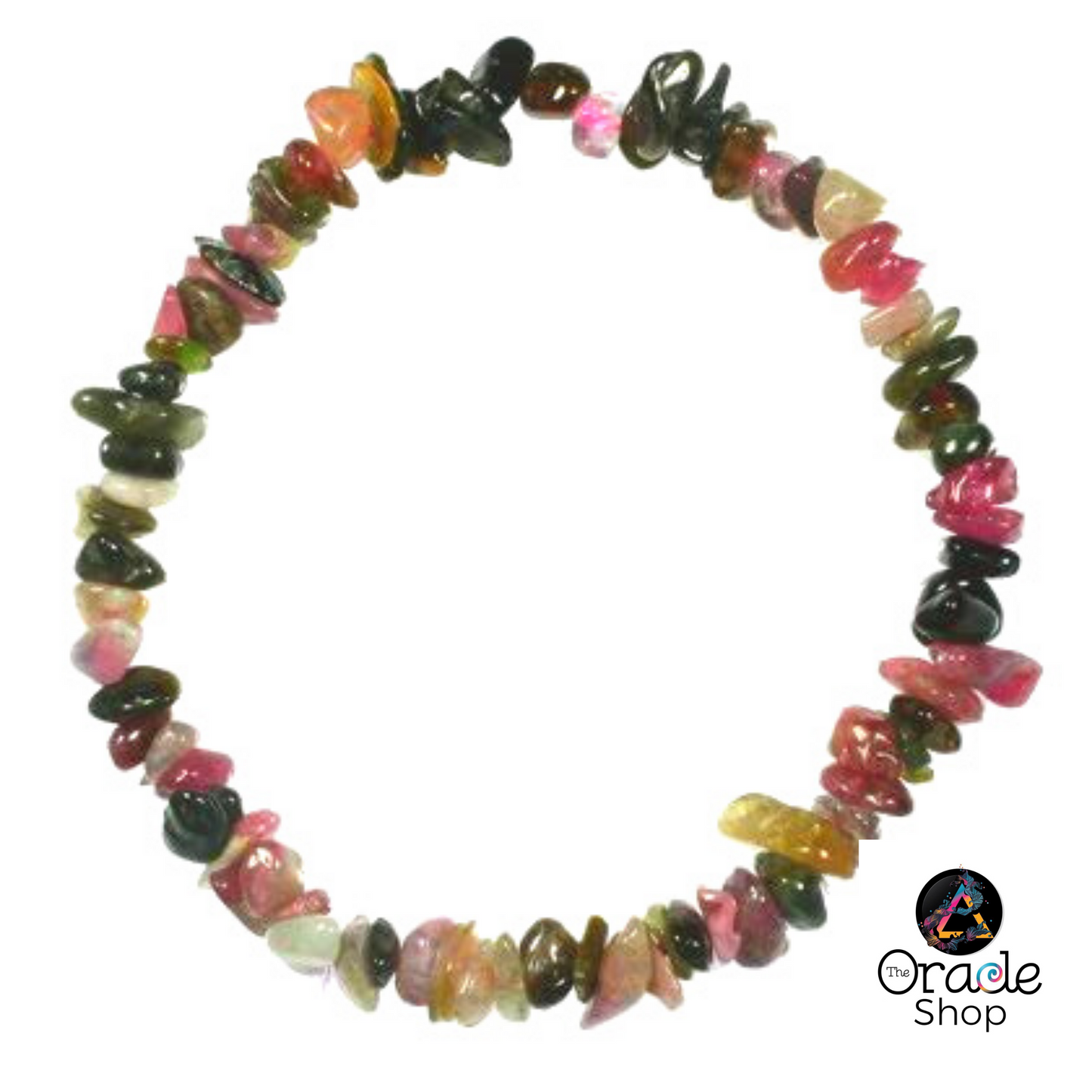 Mixed Tourmaline Crystal Chip Bracelets