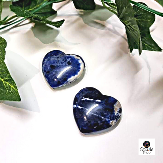 Sodalite Crystal Hearts