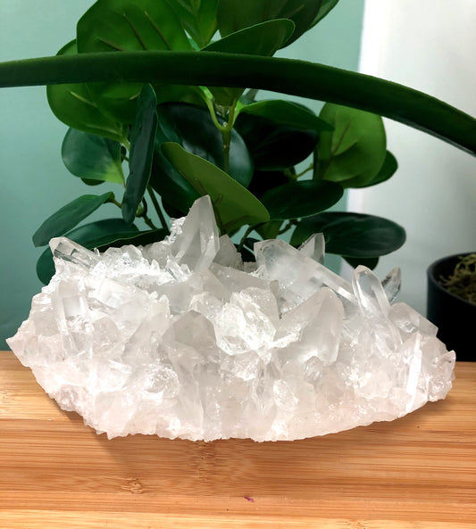 Clear Quartz Crystal Cluster