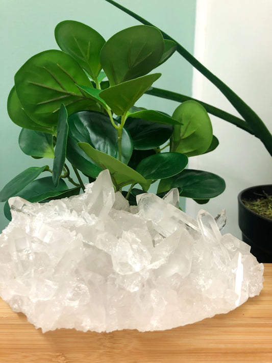 Clear Quartz Crystal Cluster