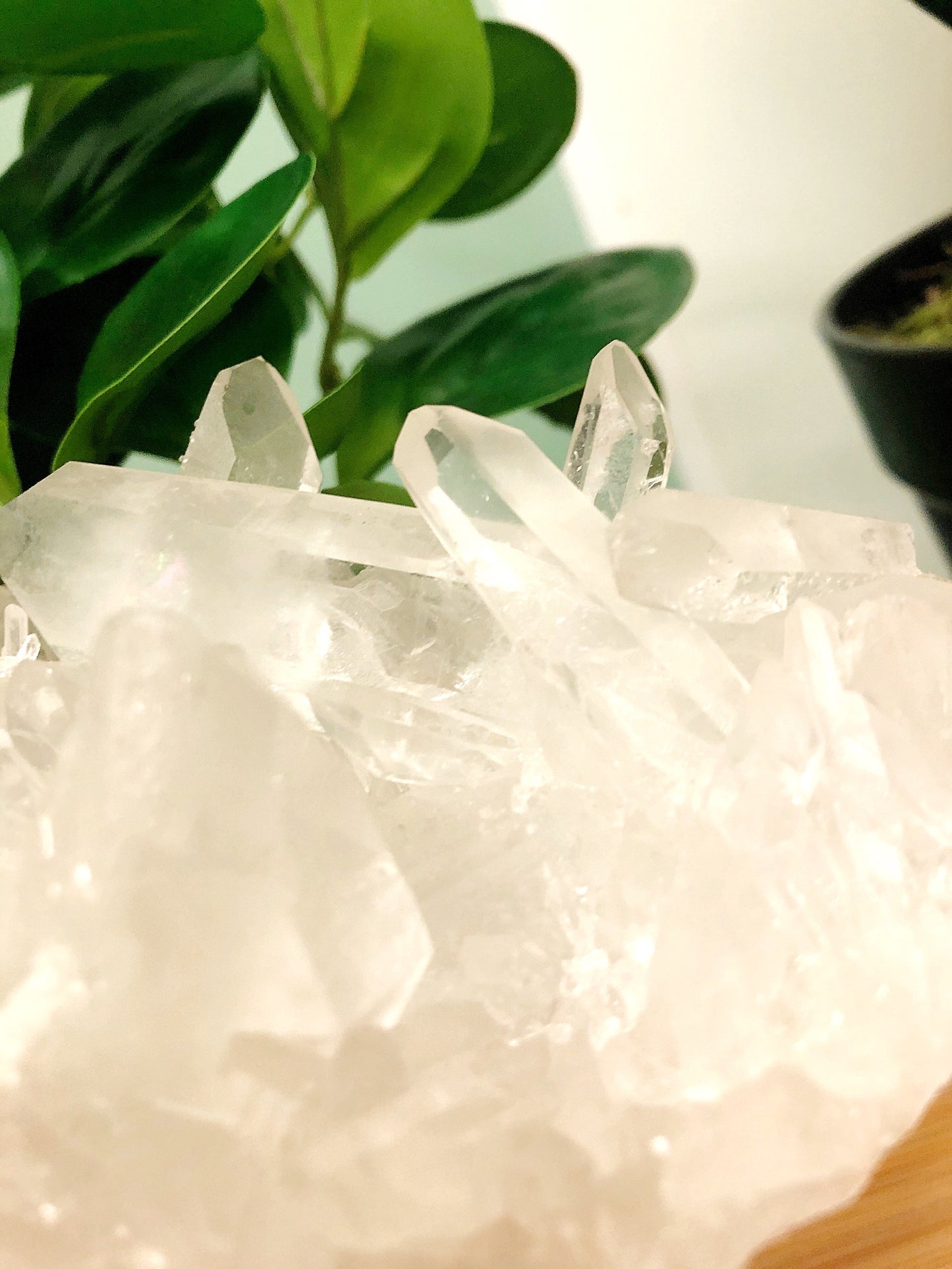 Clear Quartz Crystal Cluster