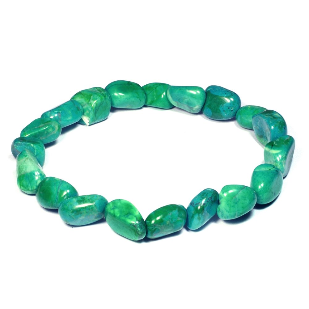 Chrysocolla Tumble Bead Bracelet