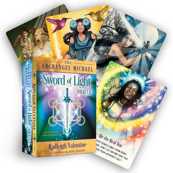 Archangel Michael Sword of Light Oracle; A 44- card deck and guidebook.