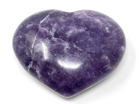 Lepidolite Puffy Hearts