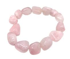 Rose Quartz Nugget /Tumble Bracelet
