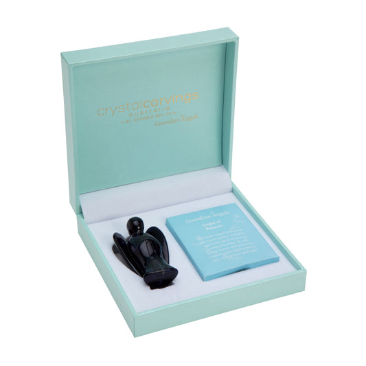 Sodalite Angel of Reason Carved Crystal Angel