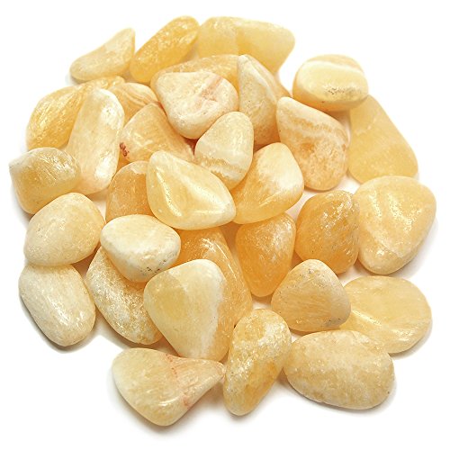 Yellow Calcite Tumble Crystal ~ Boosts Confidence & Mental Clarity- Study