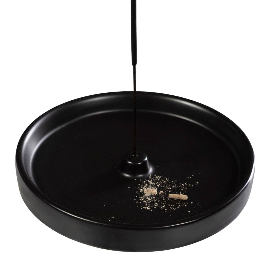 Ceramic incense holder: White
